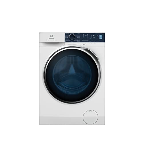 Electrolux 9kg 5 Star EcoInverter Fully Automatic Front Load Washing Machine, UltraMix with Woolmark, 40°C Vapour Wash, Scandinavian Design, White, UltimateCare 500, EWF9024R5WB