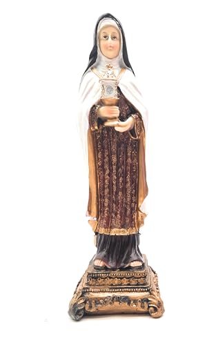 Estatua Religiosa Santa Clara 12 Pulgadas miniatura 4