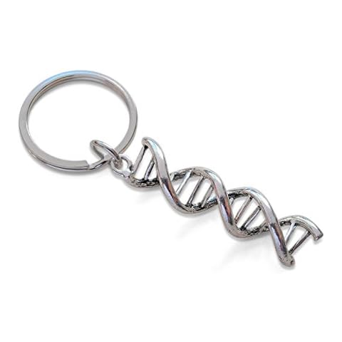 JewelryEveryday DNA Molecule Double Helix Keychain, Science Keychain Cover