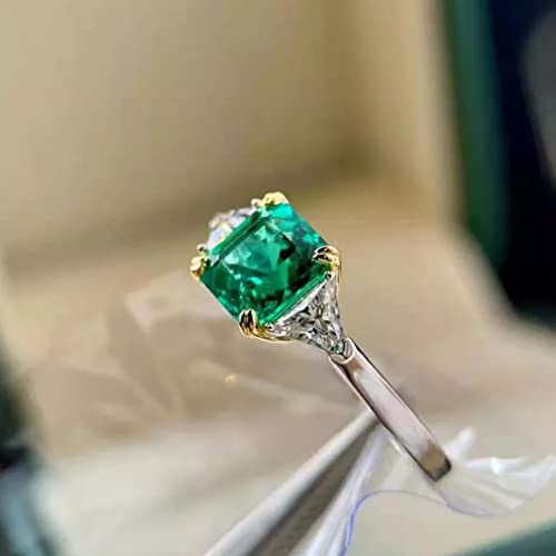Bague émeraude mariage argent 925, le cadeau idéal pour marquer les esprits - 4