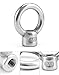 QWORK Lifting Eye Nut, 4 Pack, 1/2