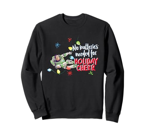 Image of Pixar Toy Story Buzz Lightyear Christmas Cheer Sweatshirt