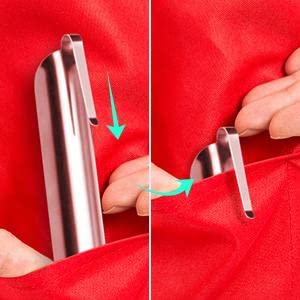 Restaurant Crumb Sweepers For Servers - Waiters, Stainless Steel Table Crumbers For Tablecloth In Restaurants And Homes With Pocket Clip, Durable And Cost-Effective For Quick Cleanup (2 Pack) #TOP6