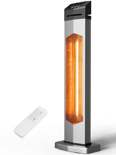 Image of Uthfy Electric Outdoor Patio Heater,1500W Infrared Heater