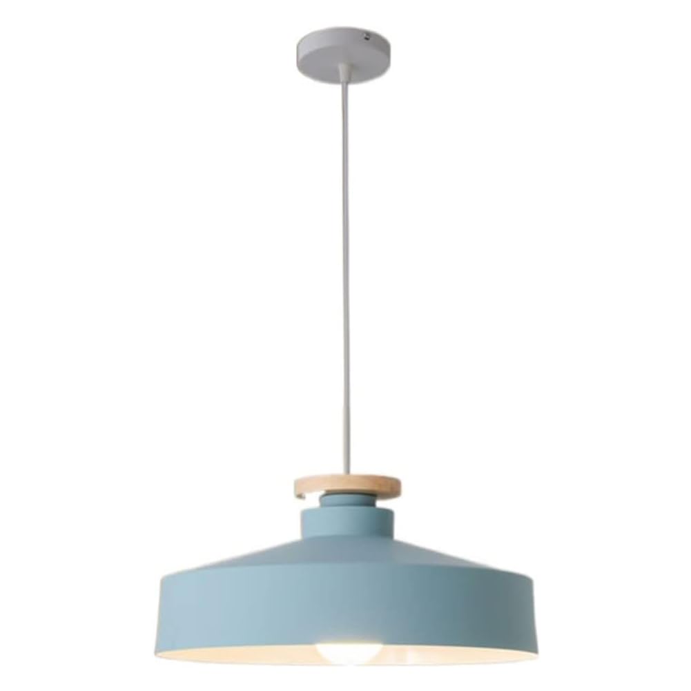 Suspension bleu moderne pour îlot de cuisine et table à manger conviviale