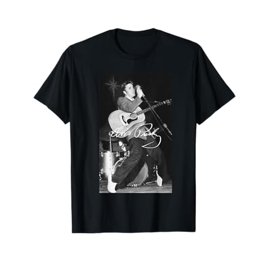 Elvis Presley B&W Guitarra Camiseta