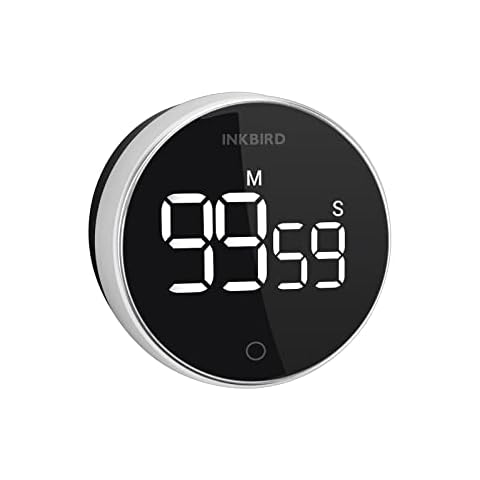 Inkbird Eieruhr Küchentimer Große LED Magnetischer Digitaler Countdown Countup Timer Cover