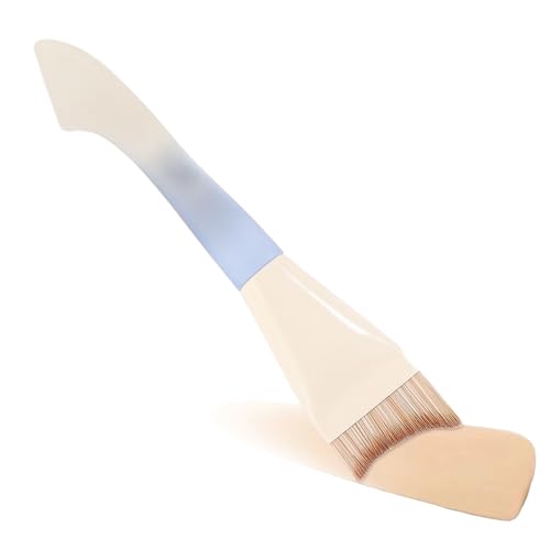 Brocha para base de maquillaje, aplicador de cabeza en ángulo, cepillo corrector de maquillaje líquido, para mezclar crema facial, para mujeres y niñas, hogar, viajes, oficina, boda, Navidad