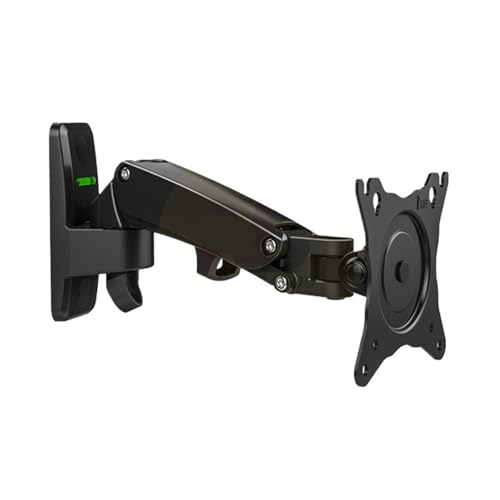 Support mural TV F120 en aluminium premium support de moniteur à gaz plein mouvement noir