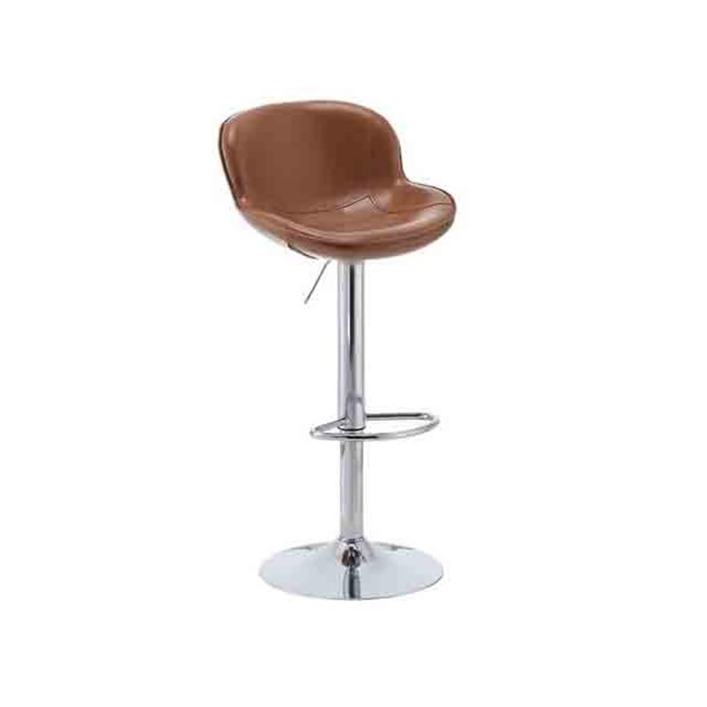 Tabouret de bar pivotant et réglable Bruin avec assise rembourrée haute densité