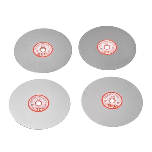 UGLYAF 4 pièces/Ensemble 150mm Disque de meulage de Polissage 600 800 1200 3000 Grain L Diamant...