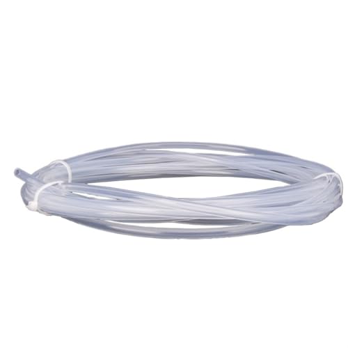 flexiable rubber Transparent PTFE Tube Hose High Temperature Resistant Acid-base gas Tubes ID 0.8mm 13mm OD 1.6mm 15mm drain elastic (Size : 1 Meter, Color : ID10mm x OD14mm)