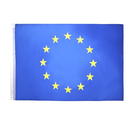 AZ FLAG - Flagge Europäische Union - 90x60 cm - Europa Fahne 60 x 90 Cm Scheide Für Mast - Freiner Polyester Flaggen AZ FLAG - Flagge Europäische Union - 90x60 cm - Europa Fahne 60 x 90 Cm Scheide Für Mast - Freiner Polyester Flaggen