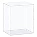MECCANIXITY Display Case Box Acrylic Box Transparent Dustproof Protection Showcase 12.2x6.3x12.2 Inch for Collectibles