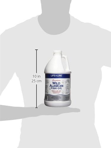Miniatura 6 de Life Line Pet Nutrition Suplemento omega-3 de aceite de pescado salvaje de Alaska para piel y pelaje, apoya la salud cerebral, ocular y cardíaca en