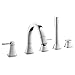 Grohflex Grandera Roman Tub Filler With Personal Hand Shower