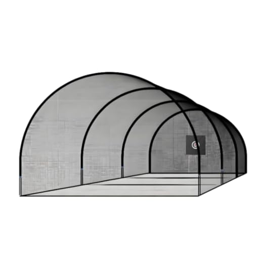 Jaula de bateo de béisbol Milageto: red plegable para practicar bateo en casa