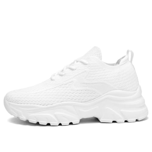 Image of Womens Ladies Walking Shoes Fashion Running Sneakers Casual Comfor Lightweight Breathable Soft Sole Gym Tennis Work