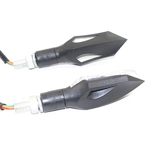 USA Shipping 2 Pairs Motorcycle Integrated LED Turn Signal Light Indicator Braking Running Tail Light For Kawasaki Honda Yamaha Suzuki Bobber - Thumbnail 3