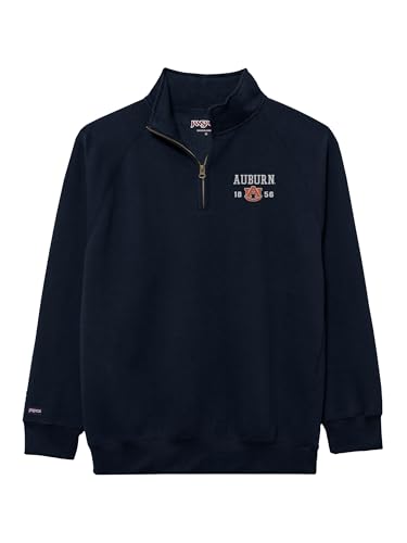 Image of JanSport Unisex Adult NCAA Officially Licensed Rival Long Sleeve Stand-Up Collar Quarter Zip Sweatshirt