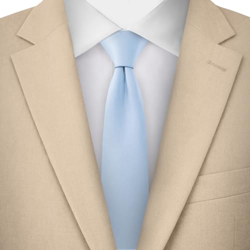 Image of Jacob Alexander Men's Skinny Width 2 inch Solid Color Tie