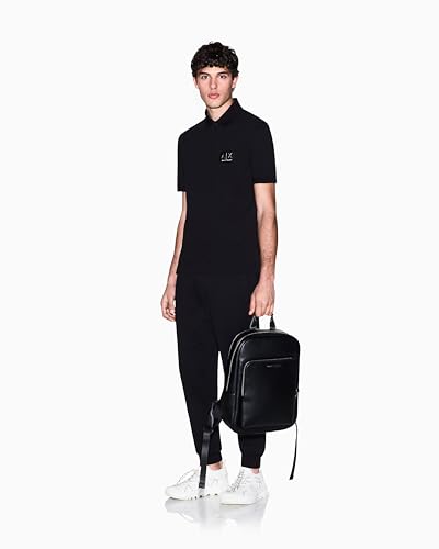 Armani Exchange Polo Negro y Dorado miniatura 1