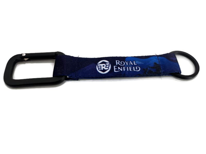 ALTRONA Fabric Royalls Enffieldd RE Bike Compactible Blue Keychain with