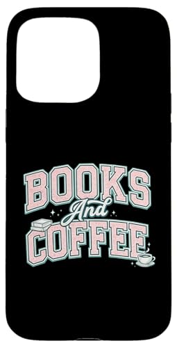 Books And Coffee Cozy Reader Typography Pastel Design �X�}�z�P�[�X iPhone 15 Pro Max �p