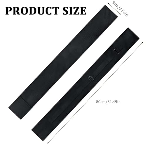 JTKREW 1 Pack Pool Cue Bag,Pool Queue Tasche,Billard Queue Tasche,Tragbare Pool Queue Tasche Tragetasche Snooker Sticks Billard Tasche für 1/2 Snooker Billard Stick Rod Storage