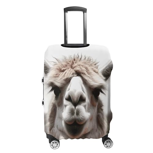 Carry on Luggage Cover Funny Alpaca Llama Suitcase Covers for Luggages Tsa Approved Travel Luggage Sleeve Protector Elastic Suitcase Protector Anti-Scratch Washable Fits 19-30 Inch Case -M4