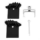 Pastillas de freno de bicicleta semimetálicas para freno de disco hidráulico NUTT, pastillas de freno MTB Caliper con disipación de calor y reducción de ruido, aptas para húmedo y seco, 2 pares de 42