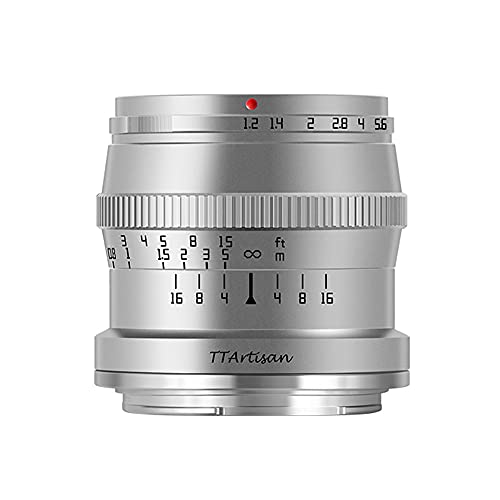 TTArtisan 50mm F1.2 APS-C ソニー E マウントレンズ カメラ用 A5000 A5100 A6000 A6100 A6300 A6400 A6500 A6600 NEX-3 NEX-3N NEX-3R NEX-5T NEX-5R N