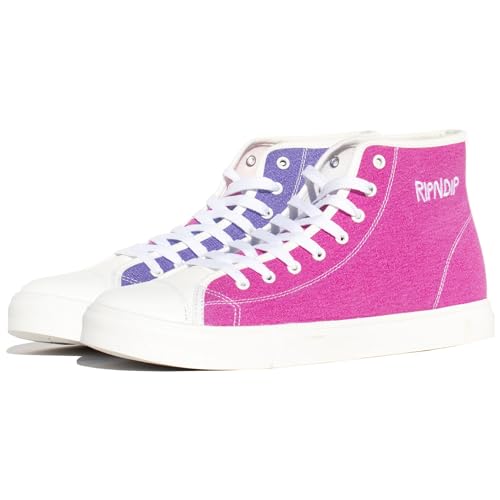RIPNDIP Lord Nermal UV Activated High Tops Shoes (Blue/Fuschia)