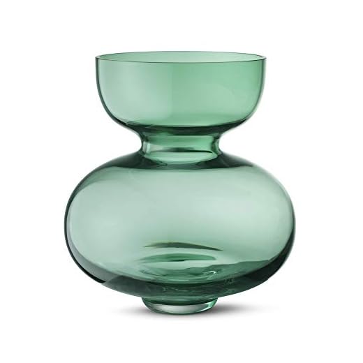 Georg Jensen vas, Light Green munblåst glas av Alfredo Häberli