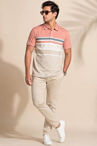 Image of SANE ORIGINALS Polo T-Shirt for Men with Pocket || Striped Polo for Men