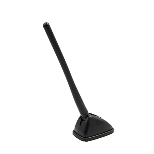 Image of uxcell Black Adjustable Self Adhesive Base Decorative Antenna Aerial for Car Automobile