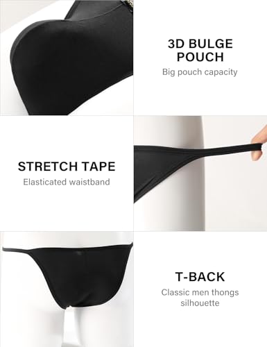 Arjen Kroos Men's Thong Swimwear Sexy G-String Briefs Underwear Swimsuit