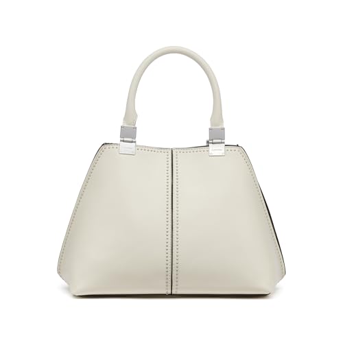 Image of Calvin Klein Women's Granite Geometric Satchel - 2 in 1, Vegan Leather, 2 Pockets
