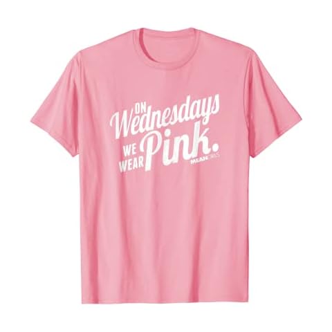 Mean Girls We Wear Pink On Wednesdays T-Shirt Cover
