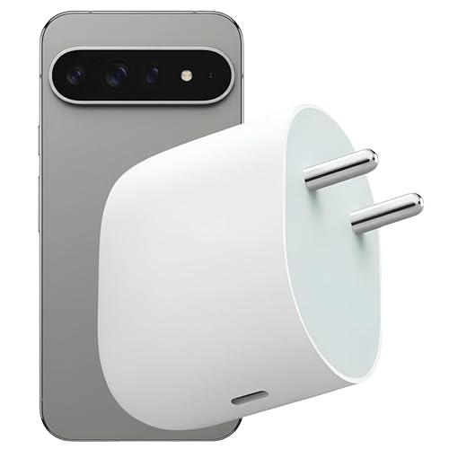 Image of 45w PD USB-C Charger Compatible with Google Pixel Series (10 /9 /8 /7 /6 /5) | Super Fast Type-C wall Adapter | Original Charging Speed | White
