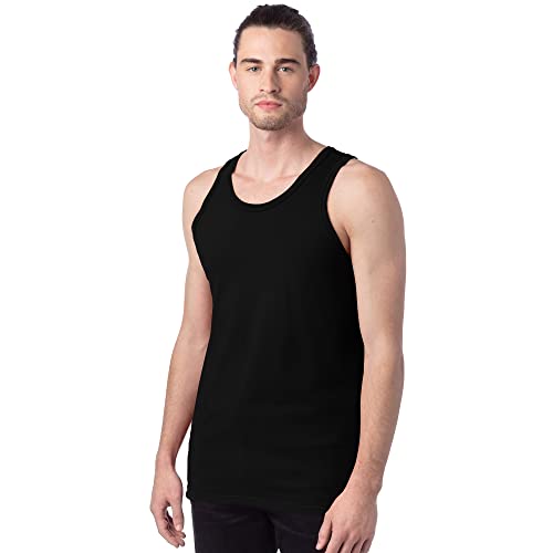 Image of Hanes Men's Originals Garment Dyed Tank, 100% Cotton Tanks For Men, Sleeveless Cotton Shirts