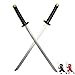 Set of Two 26 1/2 Inch Japan Samurai Pu Foam Blade Anime Sword Ninja Katana, Play, Fencing, Fun, Birthday, Halloween