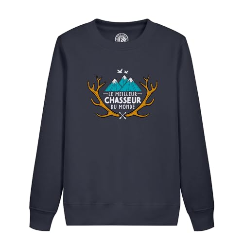 Le meilleur chasseur du monde grandit avec ce sweatshirt enfant pour la chasse montagne