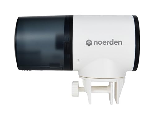 Noerden Splashy Automatic Fish Feeder 200ml Capacity Compatible with Various Fish Food Types