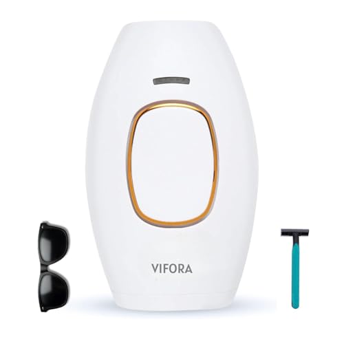 Image of VIFORA IPL Hair Removal Device for Women & Men - Painless Permanent Laser Hair Remover for Face & Body - At-Home Epilator for Bikini, Legs, Arms, Underarms - Fast & Safe Hair Removal