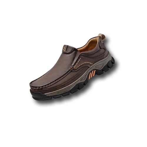 Men's Casual Slip-On Shoes – Lightweight Walking Loafers with Arch Support for Work, Travel & Daily Wear