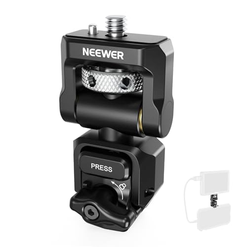 Image of NEEWER Quick Release Monitor Mount for Phone Cage, Video Rig Stabilizer Mobile Photography Accessories Holder Compatible with iPhone Samsung Android F700 Camera Field Monitor, PA127