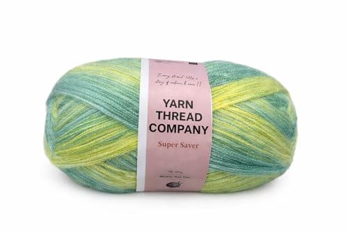 Image of 3 Ply Knitting Wool Yarn, Supersoft Hand Knitting Wool for Craft, Crochet, Amigurumi, Embroidery (Shade b)