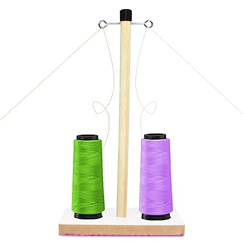 Porta Fio 2 Cones de Linha para Costura MDF