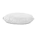 Avalon Pouf Cuscino Impermeabile Rotondo Macarons Tessuto Tecnico Samba per Esterno Bianco sfoderabile Misure 135 * 135cm